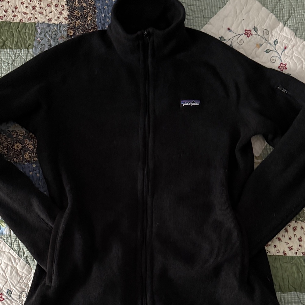 Patagonia Black Full-Zip Better Sweater